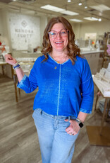 J.HOFFMAN'S Wallflower Sweater- Blue