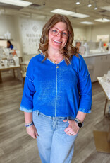 J.HOFFMAN'S Wallflower Sweater- Blue