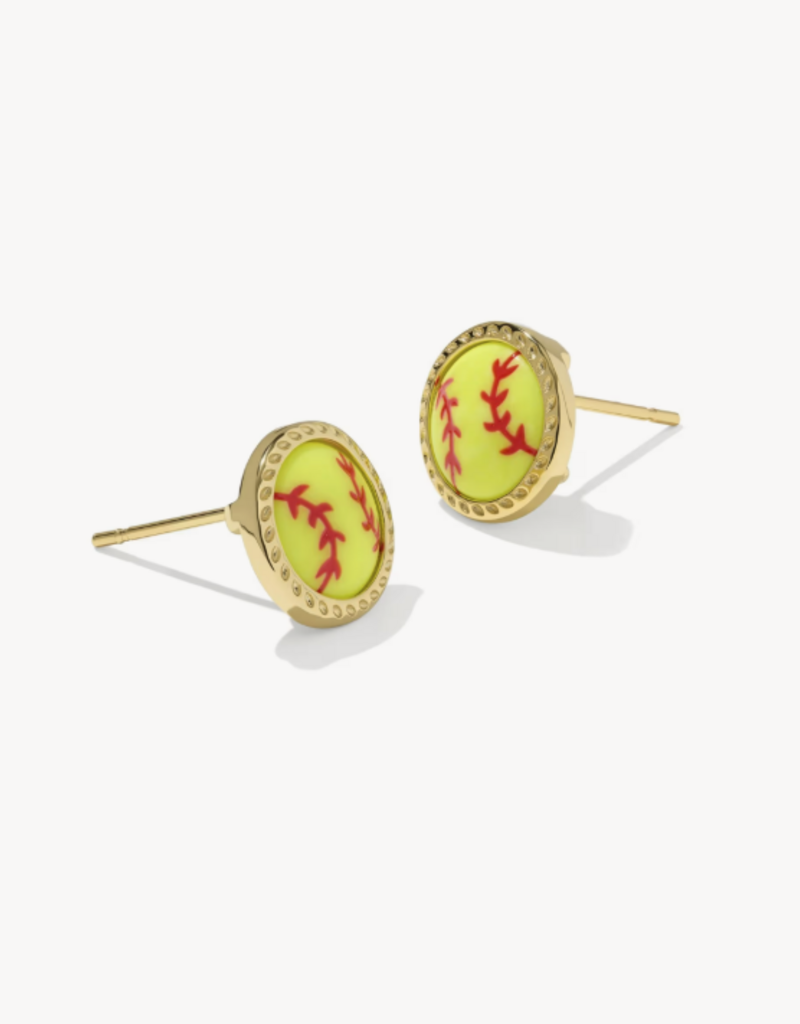 KENDRA SCOTT Softball Stud Earrings