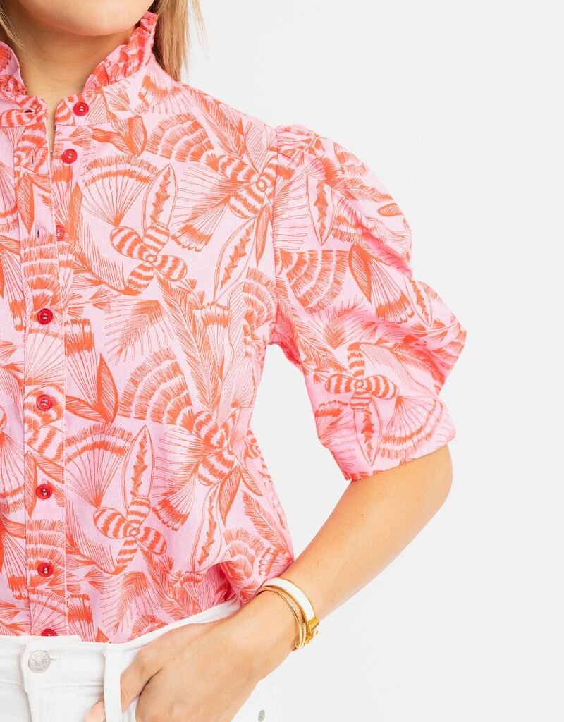 J.HOFFMAN'S Tropics Time Top- Pink