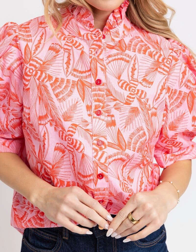 J.HOFFMAN'S Tropics Time Top- Pink