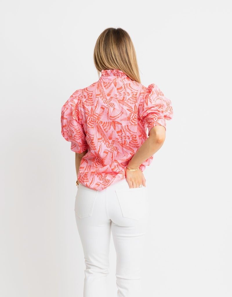 J.HOFFMAN'S Tropics Time Top- Pink