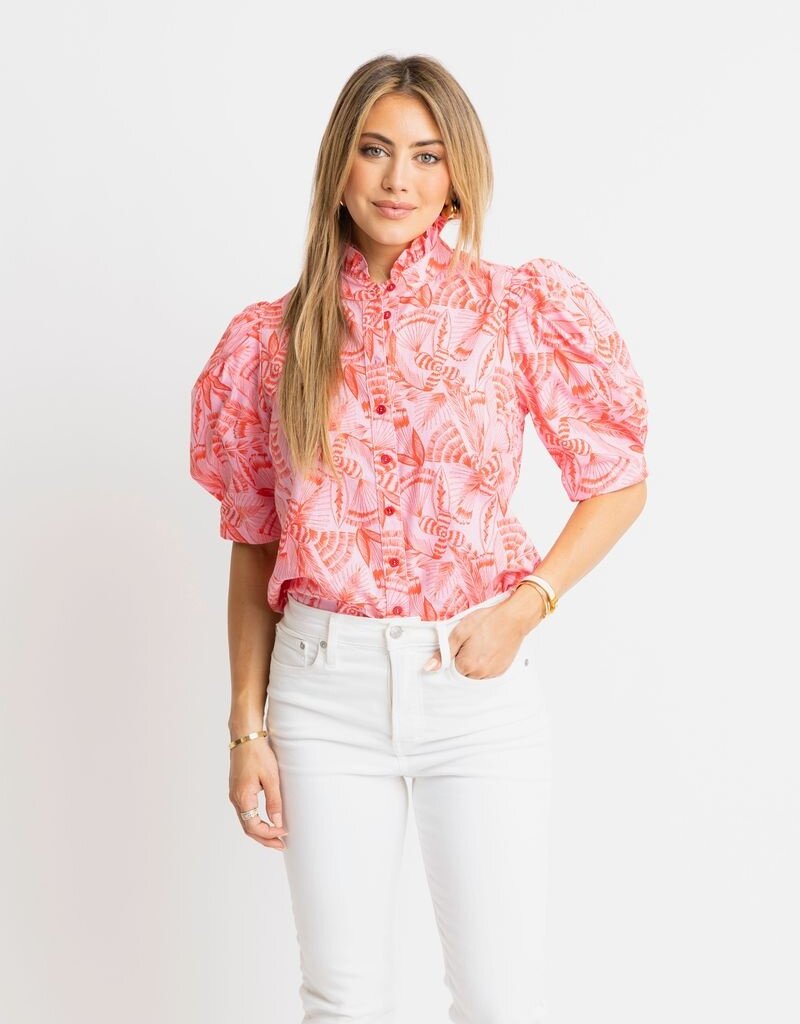 J.HOFFMAN'S Tropics Time Top- Pink