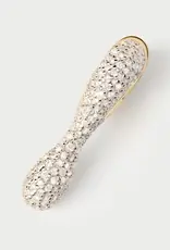 J.HOFFMAN'S Pave Ray Hoops- Gold Vermeil