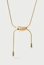 J.HOFFMAN'S Rodeo Slider Necklace- Gold Vermeil