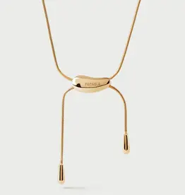 J.HOFFMAN'S Rodeo Slider Necklace- Gold Vermeil