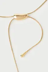 J.HOFFMAN'S Rodeo Slider Necklace- Gold Vermeil