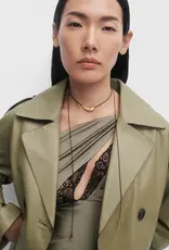 J.HOFFMAN'S Orbit Cord Necklace- Gold Vermeil