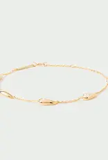 J.HOFFMAN'S Becca Bracelet- Gold Vermeil