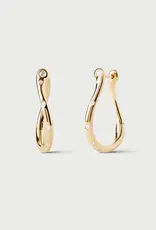 J.HOFFMAN'S Air Mini Hoops- Gold Vermeil