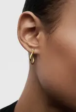 J.HOFFMAN'S Air Mini Hoops- Gold Vermeil