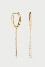 J.HOFFMAN'S Olga Hoops- Gold Vermeil