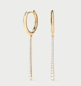 J.HOFFMAN'S Olga Hoops- Gold Vermeil