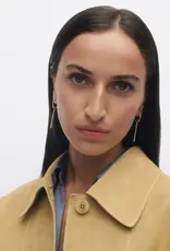 J.HOFFMAN'S Olga Hoops- Gold Vermeil