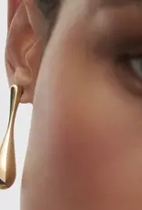 J.HOFFMAN'S Glacier Earrings- Gold Vermeil