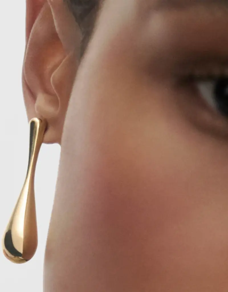 J.HOFFMAN'S Glacier Earrings- Gold Vermeil