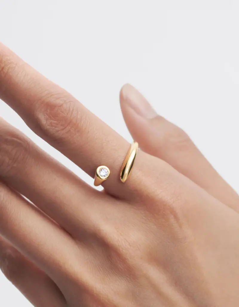 J.HOFFMAN'S Caramelle Ring- Gold Vermeil