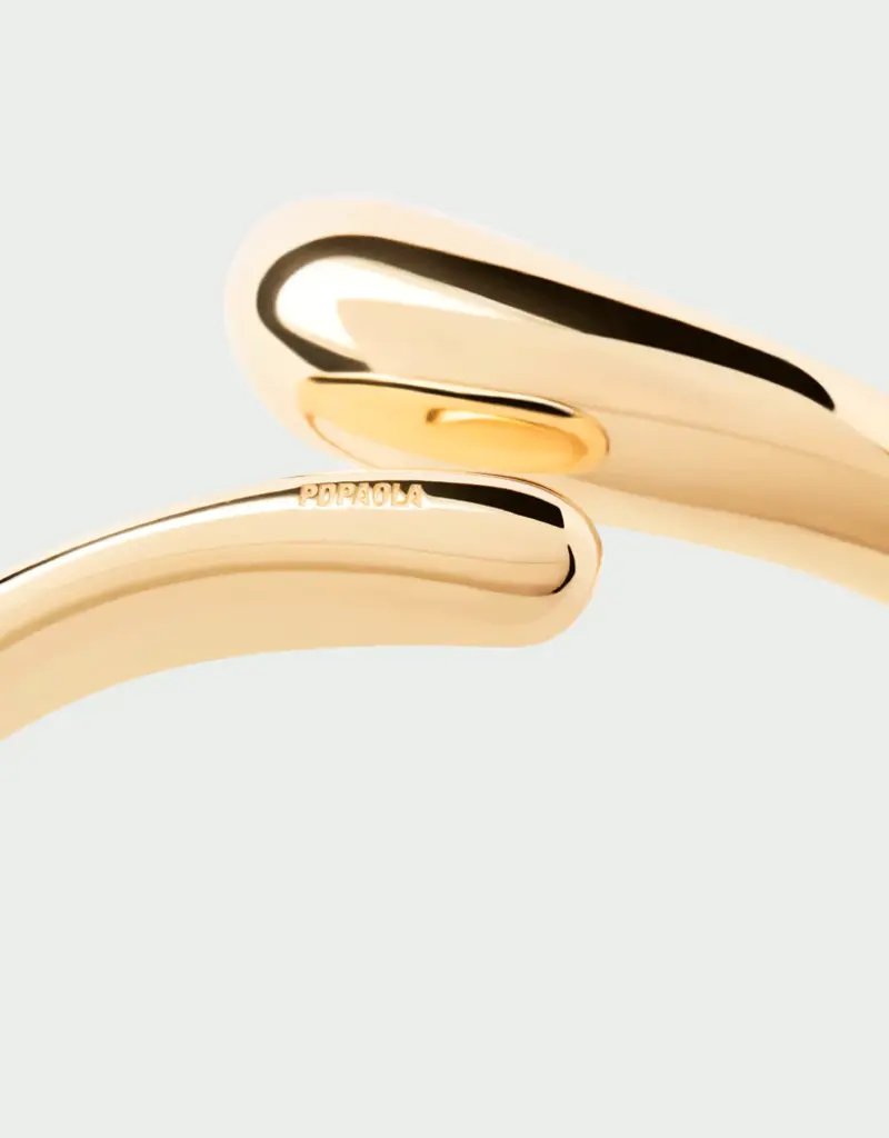 J.HOFFMAN'S Orbit Bangle- Gold Vermeil