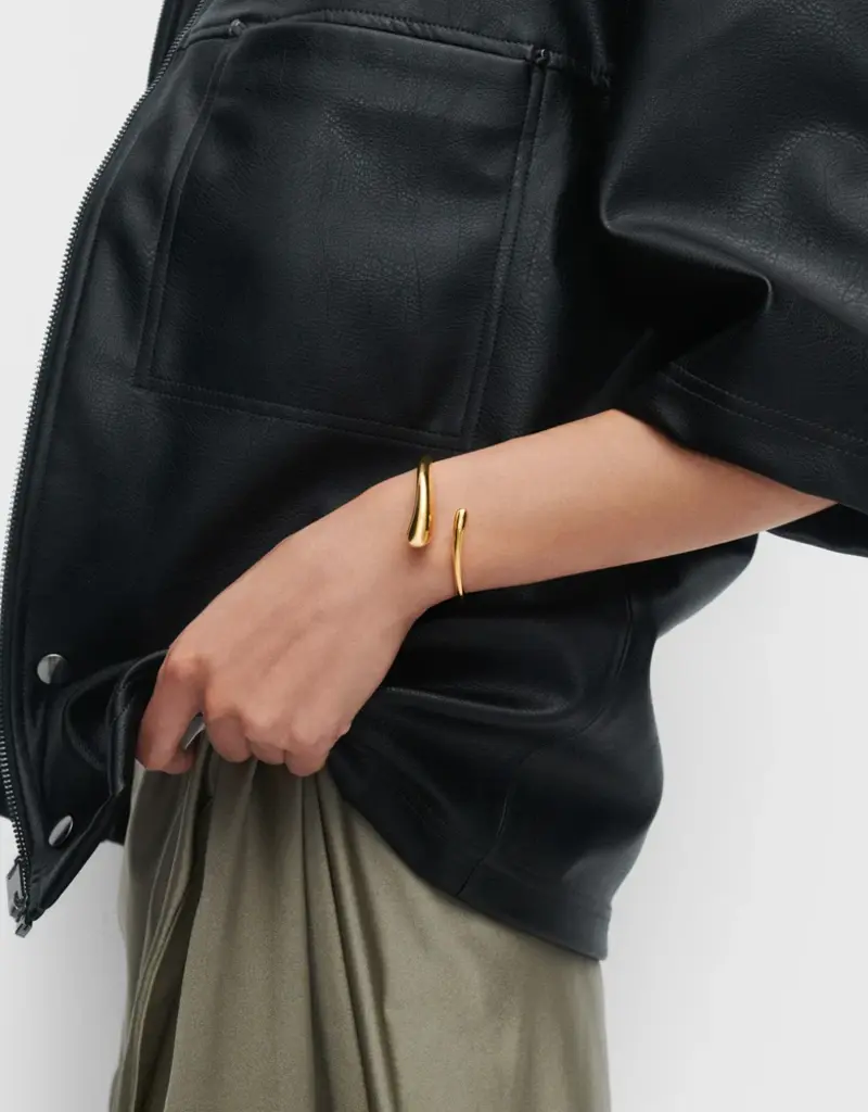 J.HOFFMAN'S Orbit Bangle- Gold Vermeil