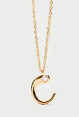 J.HOFFMAN'S Initial Pendant Necklace in Gold