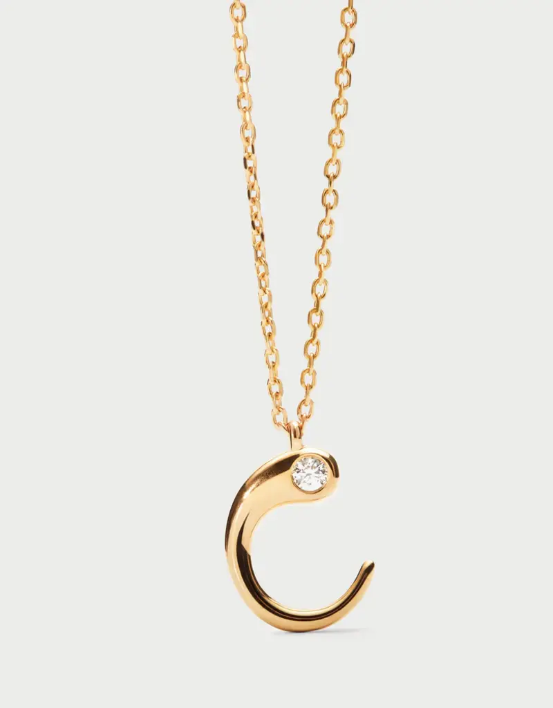 J.HOFFMAN'S Initial Pendant Necklace in Gold