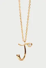 J.HOFFMAN'S Initial Pendant Necklace in Gold