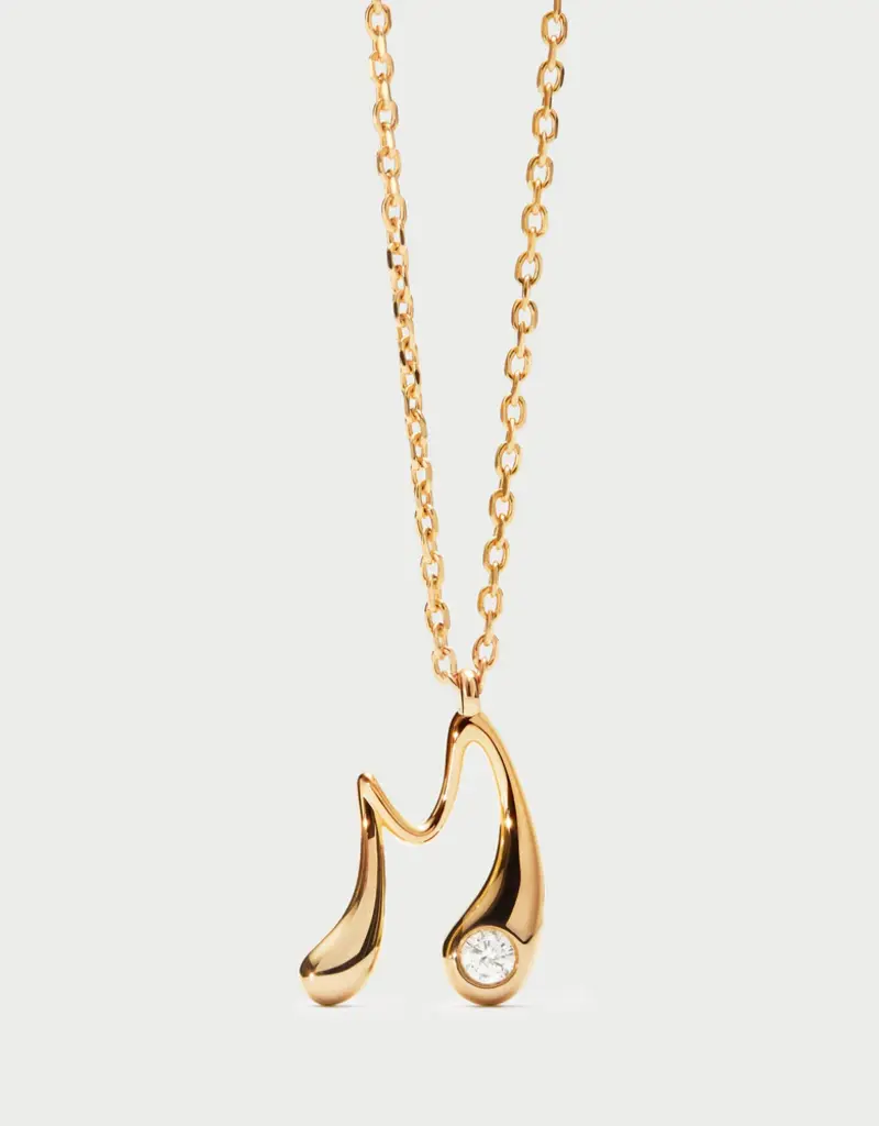 J.HOFFMAN'S Initial Pendant Necklace in Gold