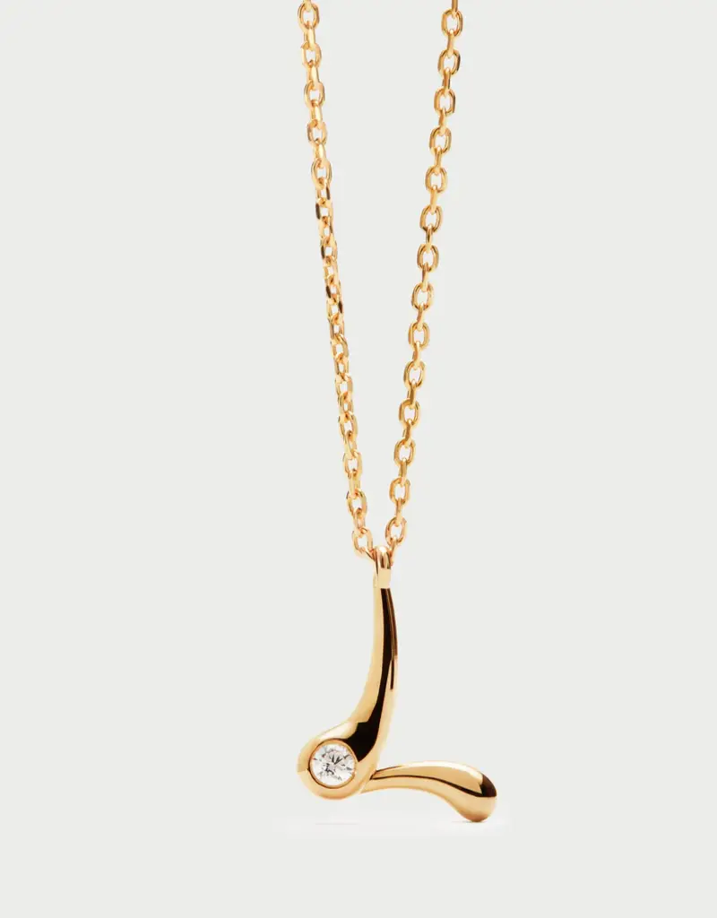 J.HOFFMAN'S Initial Pendant Necklace in Gold