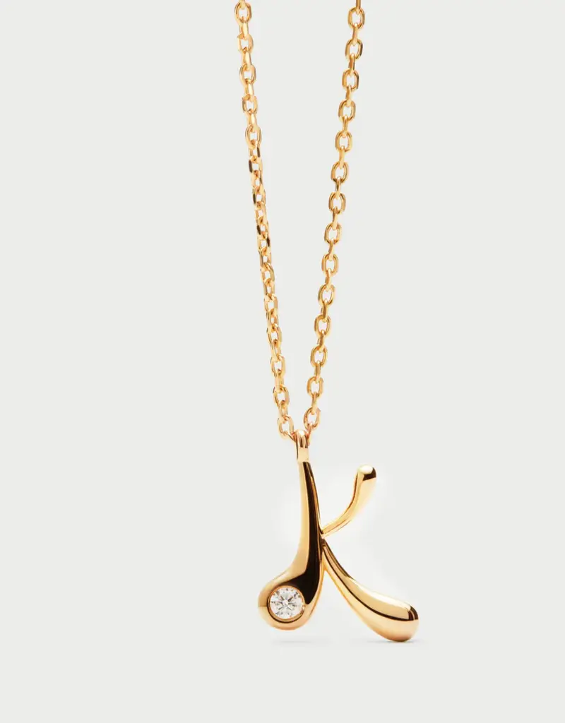 J.HOFFMAN'S Initial Pendant Necklace in Gold