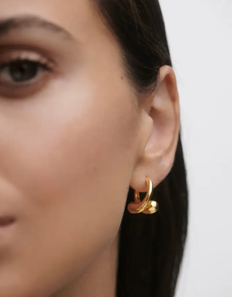 J.HOFFMAN'S Loop Hoops Hoops- Gold Vermeil