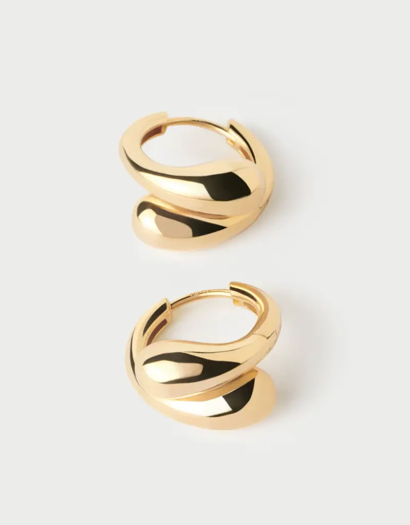 J.HOFFMAN'S Loop Hoops Hoops- Gold Vermeil