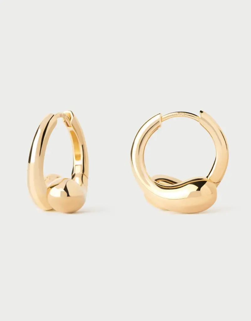 J.HOFFMAN'S Loop Hoops Hoops- Gold Vermeil