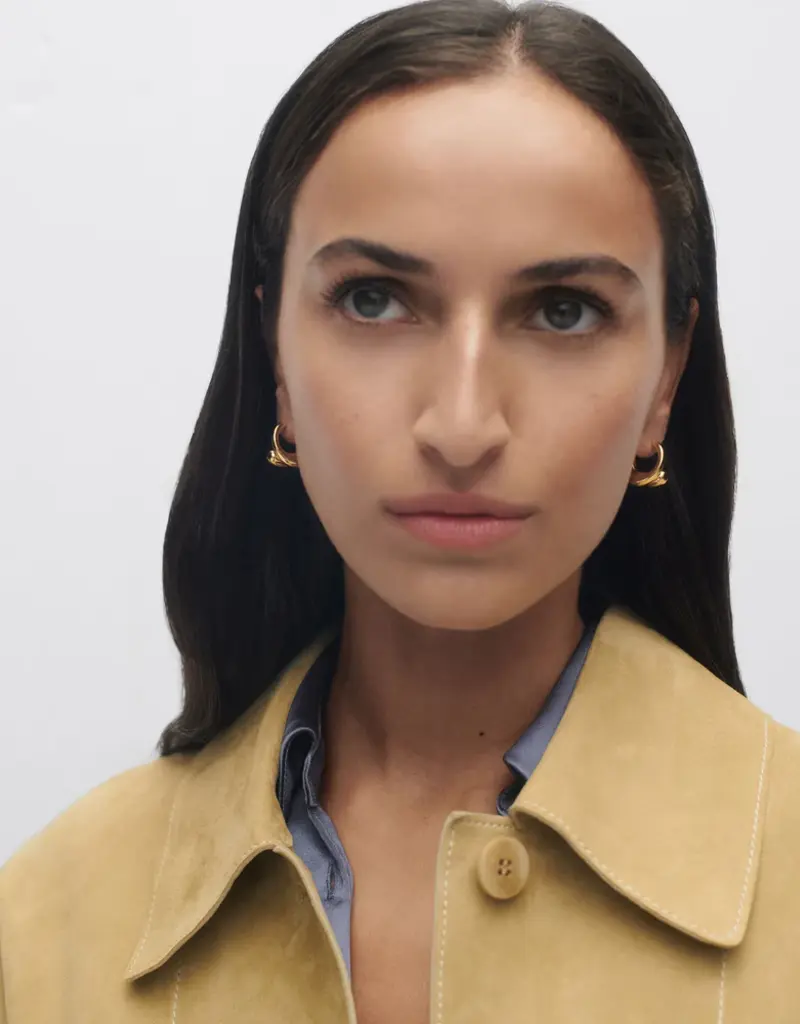 J.HOFFMAN'S Loop Hoops Hoops- Gold Vermeil