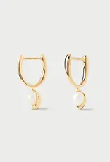 J.HOFFMAN'S La Perrla Mini Hoops- Gold Vermeil
