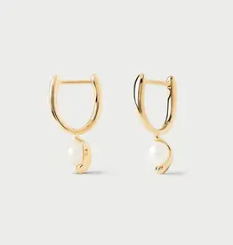 J.HOFFMAN'S La Perrla Mini Hoops- Gold Vermeil