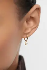 J.HOFFMAN'S La Perrla Mini Hoops- Gold Vermeil