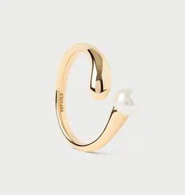J.HOFFMAN'S La Perla Ring- Gold Vermeil