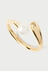 J.HOFFMAN'S La Perla Ring- Gold Vermeil