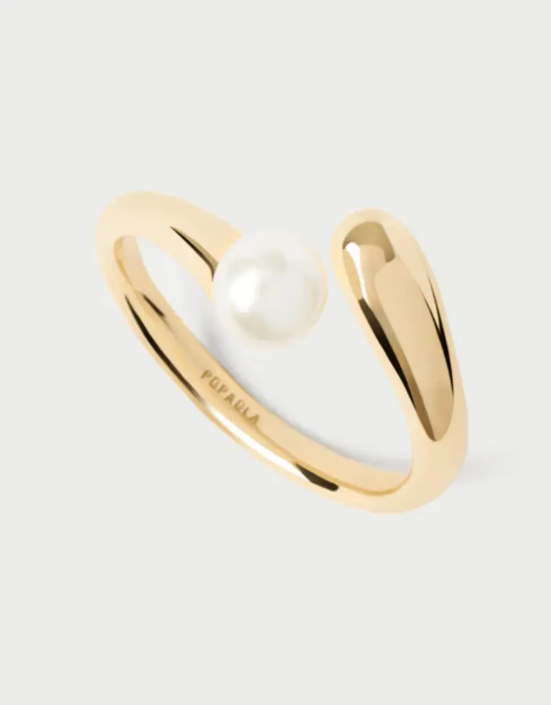 J.HOFFMAN'S La Perla Ring- Gold Vermeil