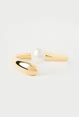 J.HOFFMAN'S La Perla Ring- Gold Vermeil