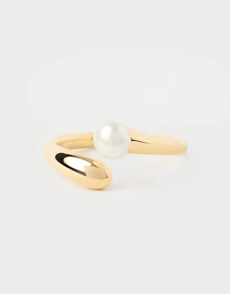 J.HOFFMAN'S La Perla Ring- Gold Vermeil