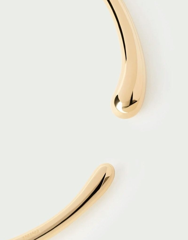 J.HOFFMAN'S Orbit Choker Necklace- Gold Vermeil