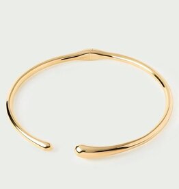 J.HOFFMAN'S Orbit Choker Necklace- Gold Vermeil