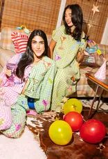 J.HOFFMAN'S Queen of Sparkles Martini Colorblock Dress