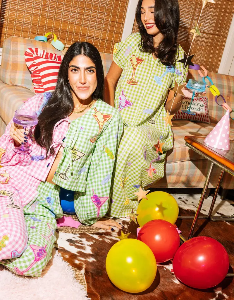 J.HOFFMAN'S Queen of Sparkles Martini Colorblock Dress