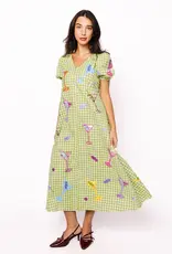 J.HOFFMAN'S Queen of Sparkles Martini Colorblock Dress