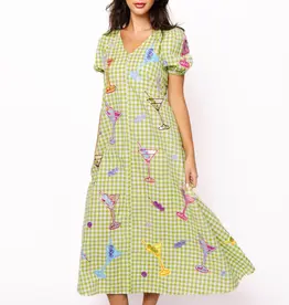 J.HOFFMAN'S Queen of Sparkles Martini Colorblock Dress