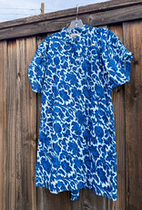 J.HOFFMAN'S Marjorie Dress- Saphire Scottish Thistle