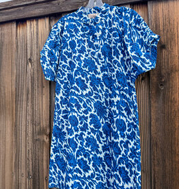 J.HOFFMAN'S Marjorie Dress- Saphire Scottish Thistle