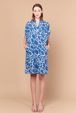 J.HOFFMAN'S Marjorie Dress- Saphire Scottish Thistle